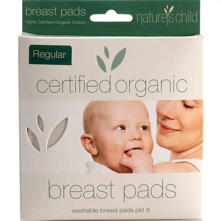 Organic Cotton Breast Pads By Nature's Child 6-Pack